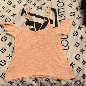 Light pink top